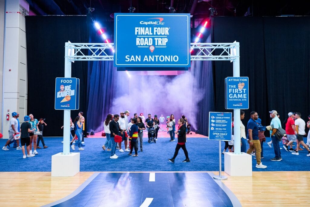 Capital One Final Four Road Trip entrance at the Men's Final Four, San Antonio