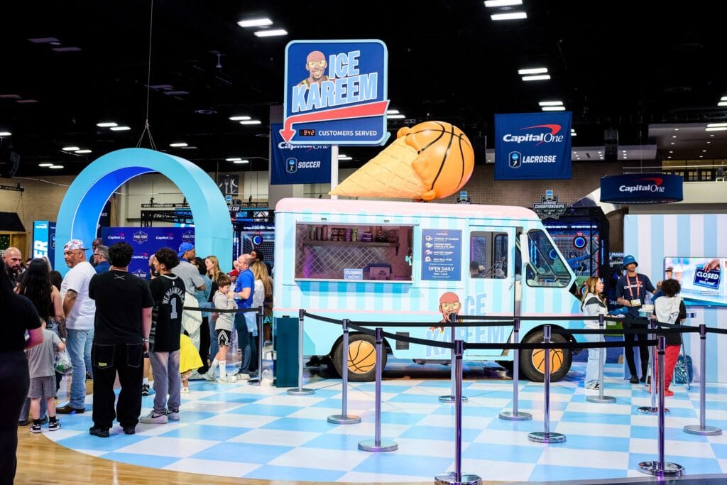 Capital One Ice Kareem truck and arch, San Antonio