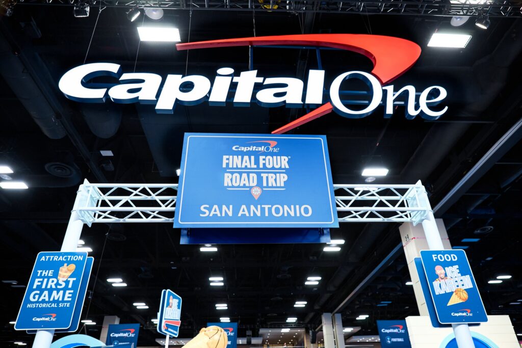 Capital One Final Four Road Trip San Antonio entry truss