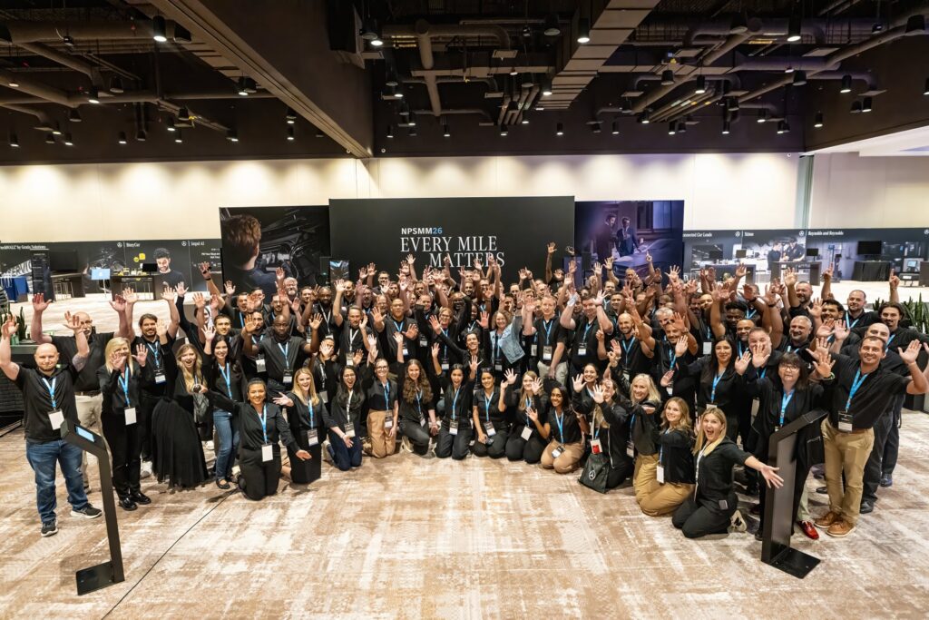 Mercedes-Benz NPSMM at Virgin Hotels Las Vegas — Mercedes-Benz and Cadence team group photo